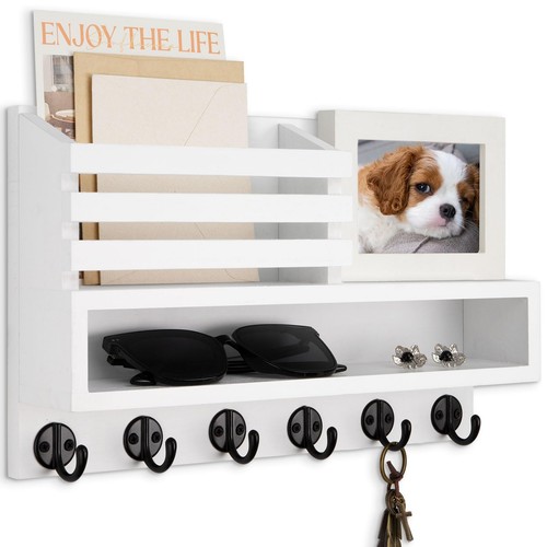 Key and mail holder wall - key,